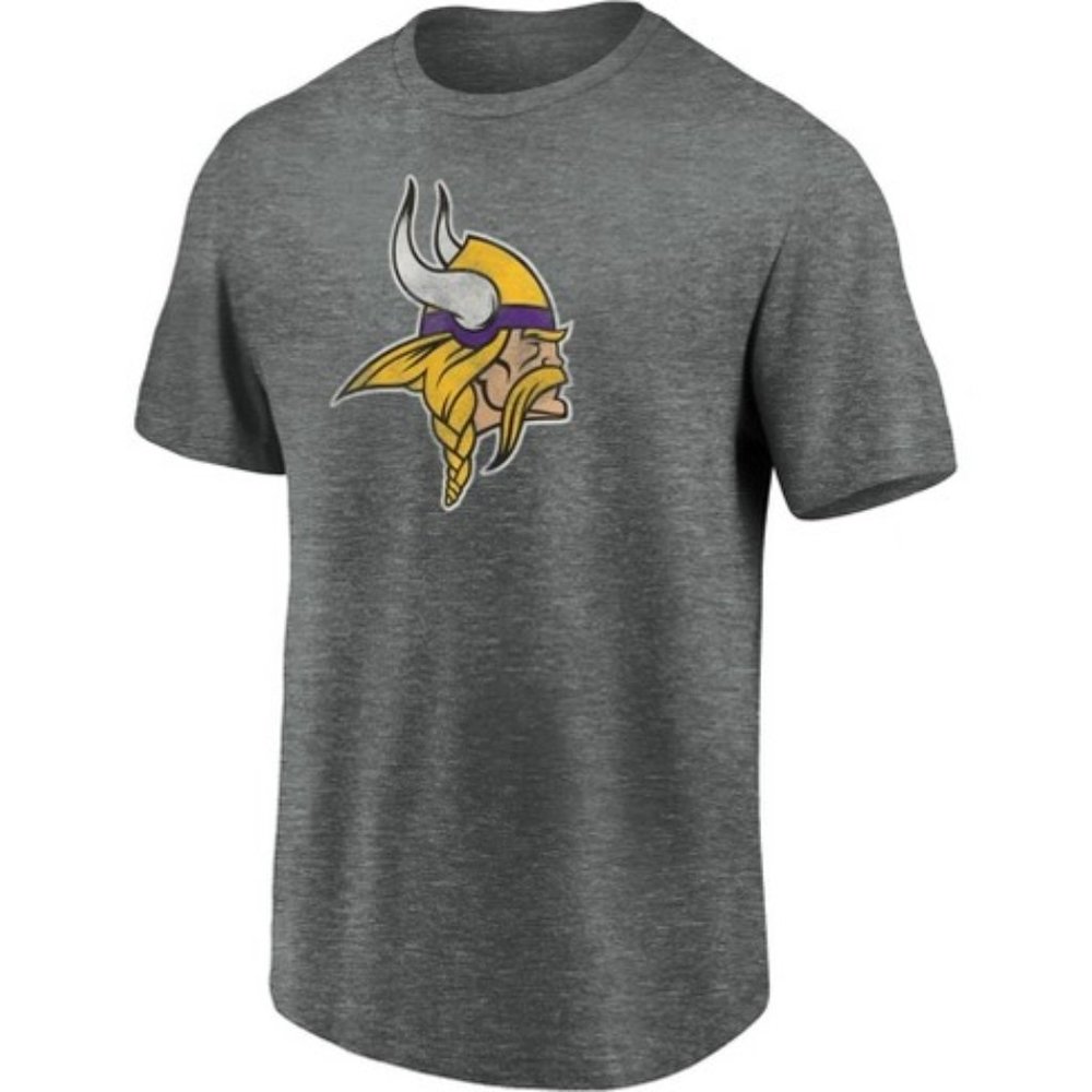 NEW Unisex Mens or Womens Gray NFL MINNESOTA VIKINGS Graphic Tee Shirt